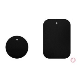 Magnetic plate with adhesive tape - Roundmount